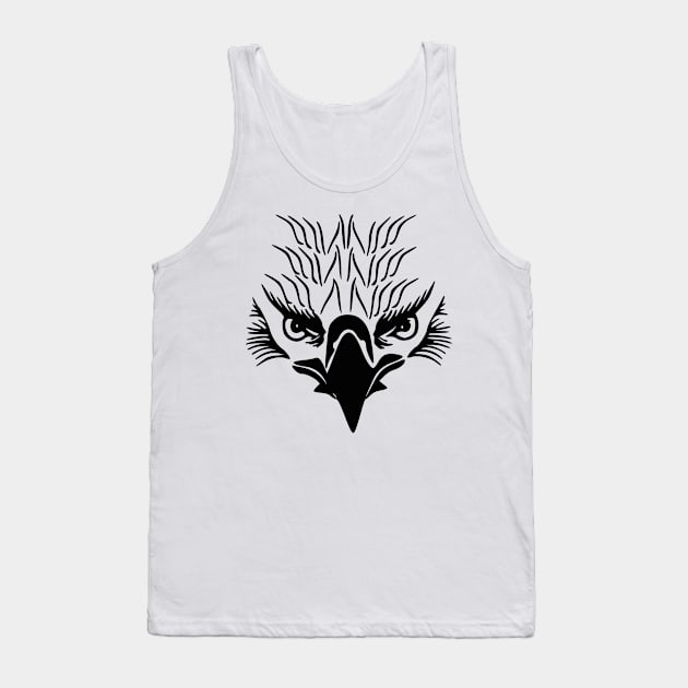 Eagle head face Tank Top by Rogamshop